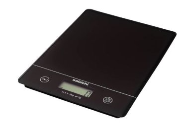 (image for) SABICHI DIGI KITCHEN SCALE BLK