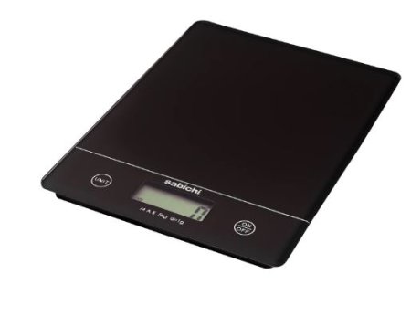 (image for) SABICHI DIGI KITCHEN SCALE BLK