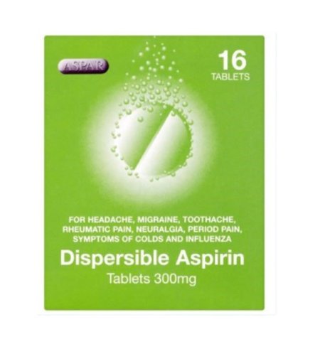 (image for) ASPIRIN DISPERS BLISTER ASPAR