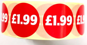 (image for) PRI LABEL ROLL 1.99