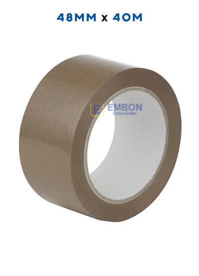 (image for) PRI BROWN PARCEL TAPE TOW 40M