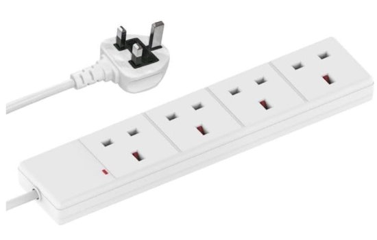 (image for) POWER PLUS 4 WAY EXTENSION LEAD - 5M