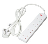 (image for) POWER PLUS 4 WAY EXTENSION LEAD - 2M