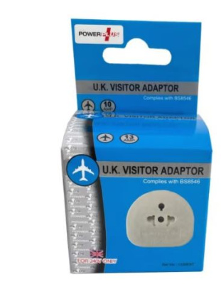 (image for) POWER PLUS UK VISITOR ADAPTOR - 240V