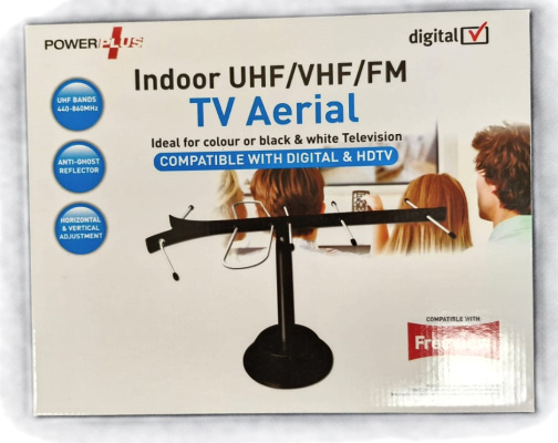 (image for) POWER PLUS INDOOR TV AERIAL - COMPATIBLE WITH DIDGITAL & HDTV