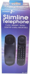 (image for) POWER PLUS SLIMLINE TELEPHONE BLACK - FLASH/MEMORY/REDIAL/DESKTOP & WALL MOUNTABLE