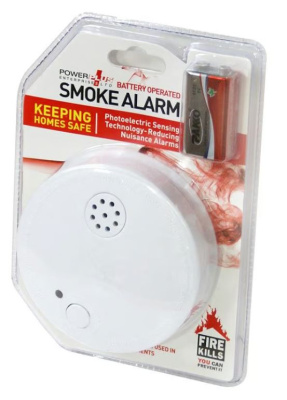 (image for) POWER PLUS SMOKE ALARM BATTERY OPERATED