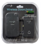 (image for) POWER PLUS WIRELESS DOORCHIME - PLUG IN TYPE - BLACK - 220V