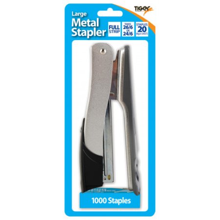 (image for) Tiger Metal 26/6 Stapler+1000 STAPLES Assorted - Large
