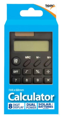 (image for) TIGER POCKET CALCULATOR - STD