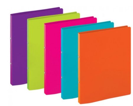 (image for) TIGER RINGBINDER SLIM ASSORTED - A4