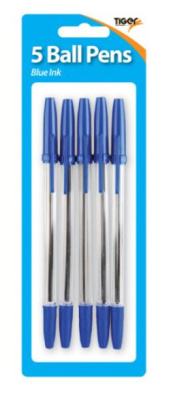 (image for) Tiger Ball Point Pens Blue - 5S