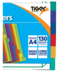 (image for) Tiger A4 10 Part Polypropylene Subject Dividers- A4