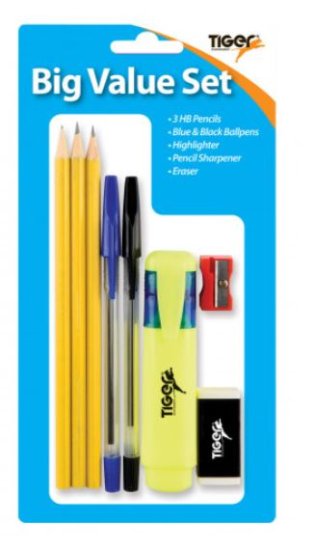 (image for) Tiger Big value Stationery Set- 8S