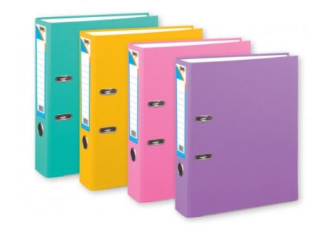 (image for) Tiger A4 Lever Arch File Pastel Colours- A4