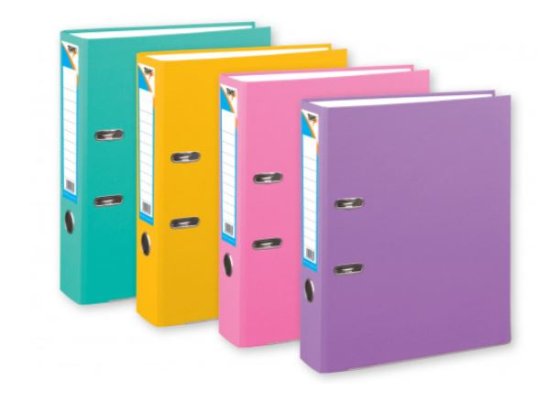 (image for) Tiger A4 Lever Arch File Pastel Colours- A4