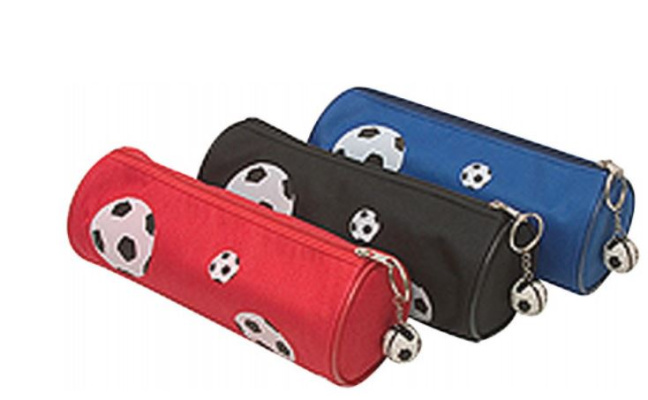 (image for) TIGER PENCIL CASE FOOTBALL ASSORTED - A4