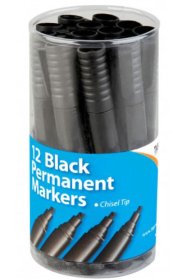 (image for) TIGER PERMANENT MARKER TUB BLACK - STD