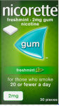 (image for) NICORETTE GUM FRESH MINT 30S - 2MG