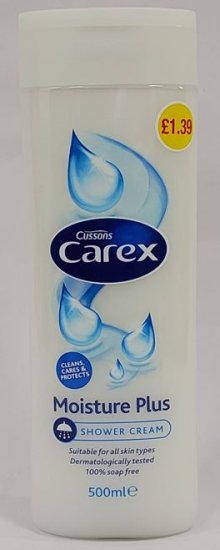 (image for) CAREX BATH SHOWER GEL MOISTURE PLUS PM1.39 - 500ML