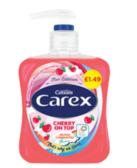 (image for) CAREX HAND WASH CHERRY PM1.49 - 250ML
