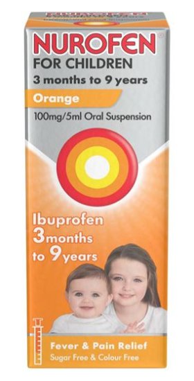 (image for) NUROFEN CHILDREN ORANGE