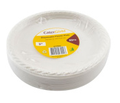 (image for) CATERGOLD RECYCLABLE PLASTIC PLATES 50S- 9""