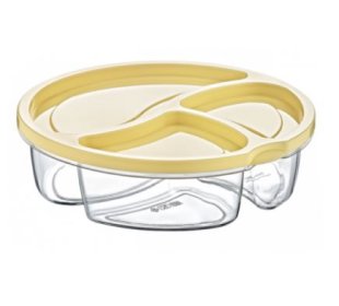 (image for) STORAGE BOX DIVIDED ROUND