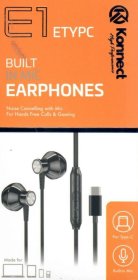 (image for) EARPHONE WITH MIC E1 TYPE C