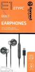 (image for) EARPHONE WITH MIC E1 TYPE C