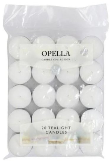(image for) OPELLA TEALIGHT CANDLE WHITE