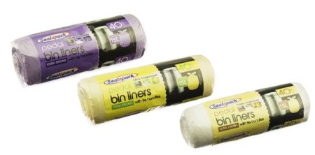 (image for) SEALAPACK PEDAL BIN LINER ASSORTED 30S-15L