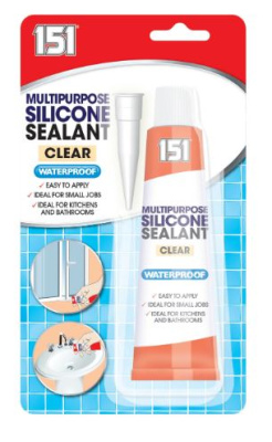 (image for) SILICONE SEALANT M/PURP CLEAR