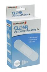 (image for) MASTERPLAST CLEAR PLASTERS ASST 100S