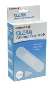 (image for) MASTERPLAST CLEAR PLASTERS ASST 100S