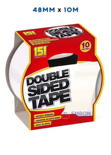 (image for) 151 DOUBLE SIDED TAPE 10M -48MM