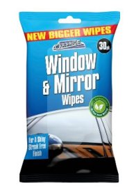 (image for) CAR-PRIDE WINDOW & MIRROR WIPES 30S
