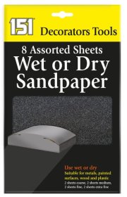 (image for) SANDPAPER SHEET WET/DRY - 8S