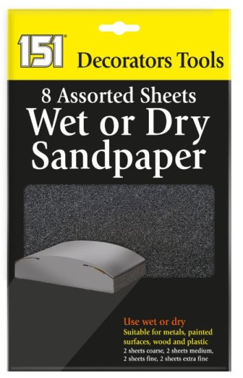 (image for) SANDPAPER SHEET WET/DRY - 8S