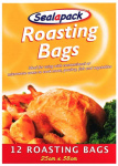 (image for) SEALAPACK ROASTING BAG 12S - 25X38C