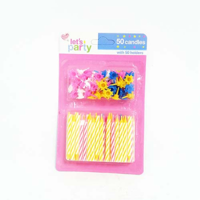 (image for) LETS PARTY BIRTHDAY CADLE & HOLDER - 50S