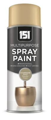 (image for) SPRAY PAINT METALLIC GLOSS CHAMPAGNE GOLD -400ML