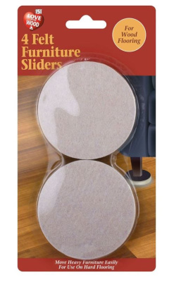 (image for) 151 FELT FURNITURE SLIDER 4S -3.5\"\"