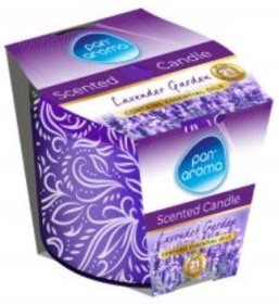 (image for) PAN AROMA GLASS CANDLE LAVENDER 21HRS