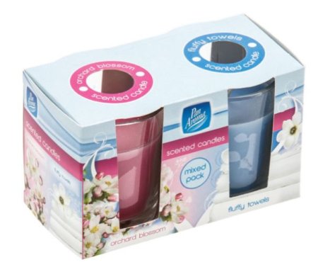 (image for) PAN AROMA GLASS CANDLE COTTON & FLORAL 21HRS