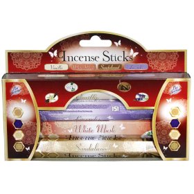 (image for) PAN AROMA INCENSE STICKS ASSORTED 4PK -4X15S