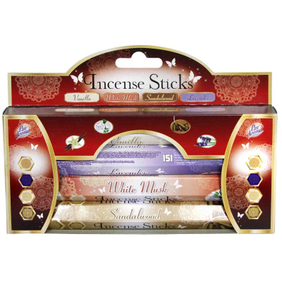 (image for) PAN AROMA INCENSE STICKS ASSORTED 4PK -4X15S