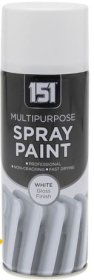 (image for) 151 MULTI PURPOSE SPRAY PAINT WHITE GLOSS FINISH - 400ML