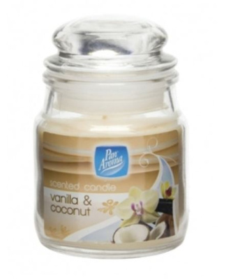 (image for) PAN AROMA JAR CANDLE WITH LID VANILLA -26HRS