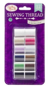 (image for) 151 SEWING THREAD ASST COLOURS -12X32M
